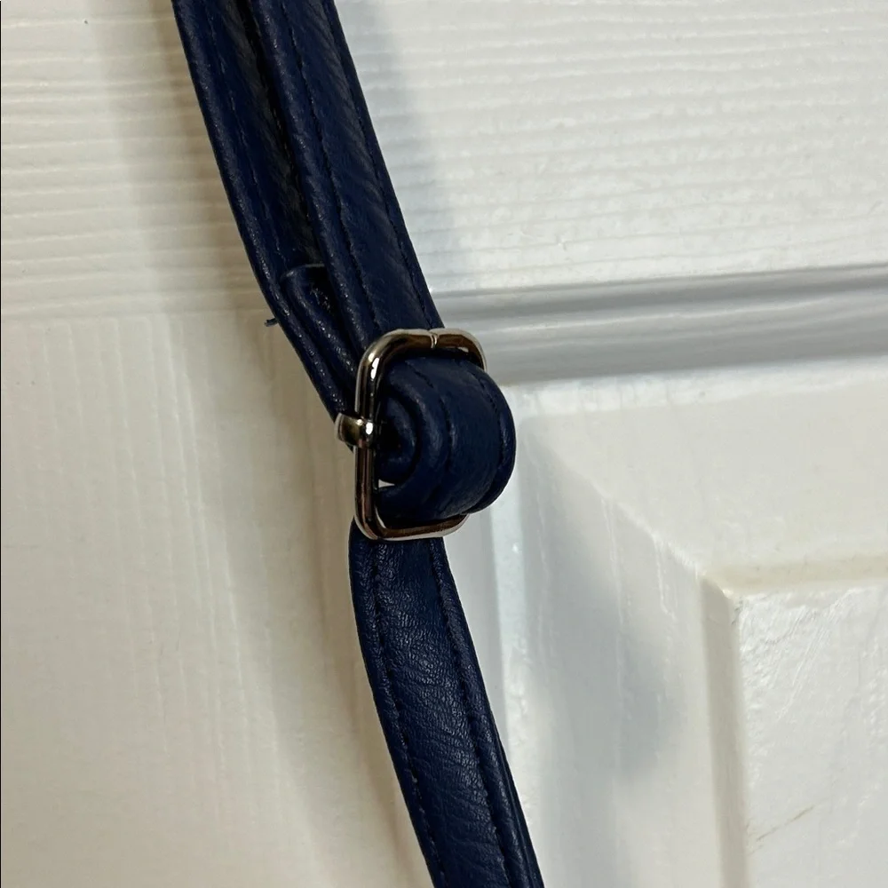 Emerald Green Sequin Crossbody Bag with Blue Accents